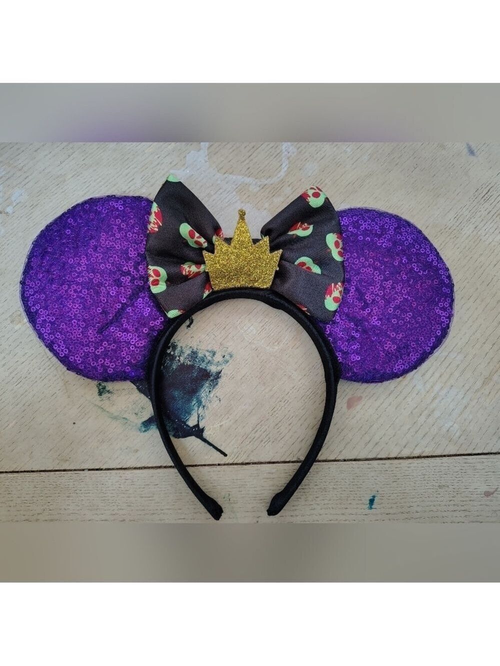 2023 Disney Villains Evil Queen Headband Snow White Minnie Ears Disneyland